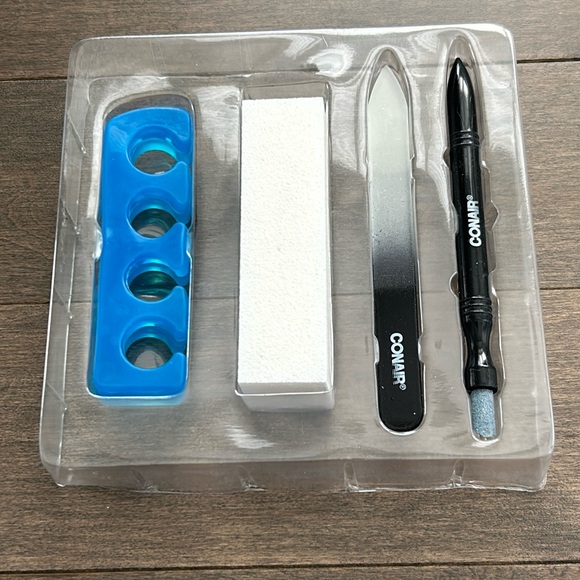 Manicure Pedicure Nail Accessory Kit, DIY Mani Pedi, File Cuticle Buff Tools - Picture 1 of 6